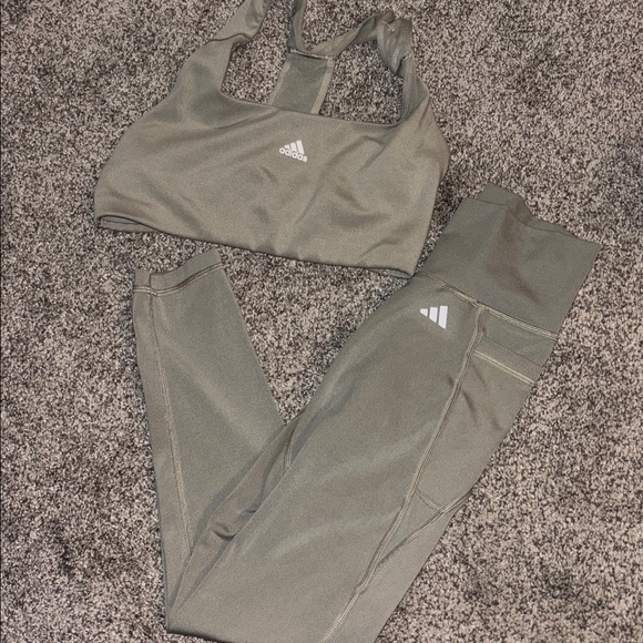 adidas Other - Adidas green Activewear Set